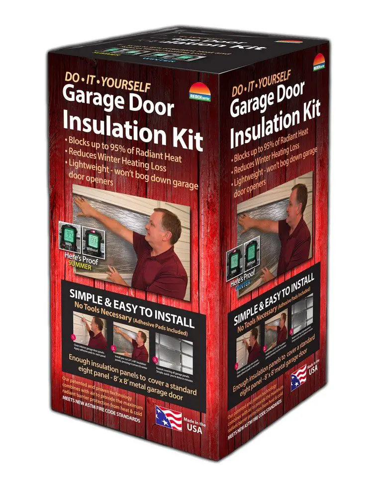 Reach Barrier Garage Door Insulation Kit