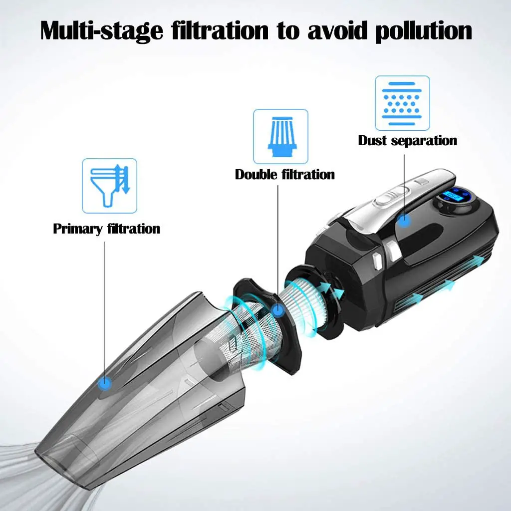 Miklan Multifunction Car Handheld Vacuum