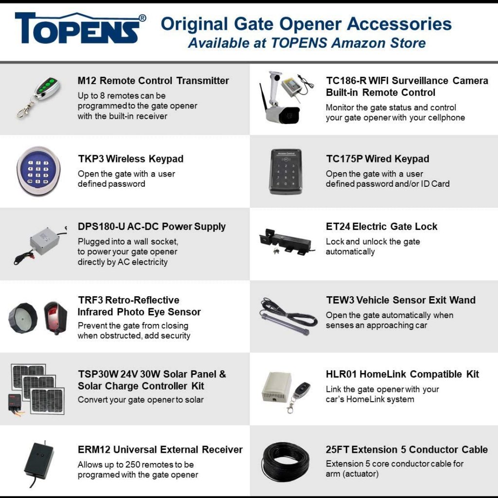 Topens AD8 Automatic Gate