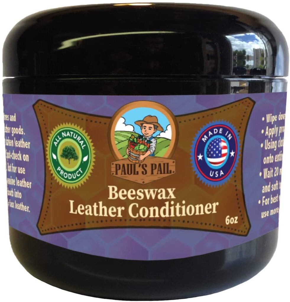 Paul’s Pail All Natural Beeswax Leather Conditioner