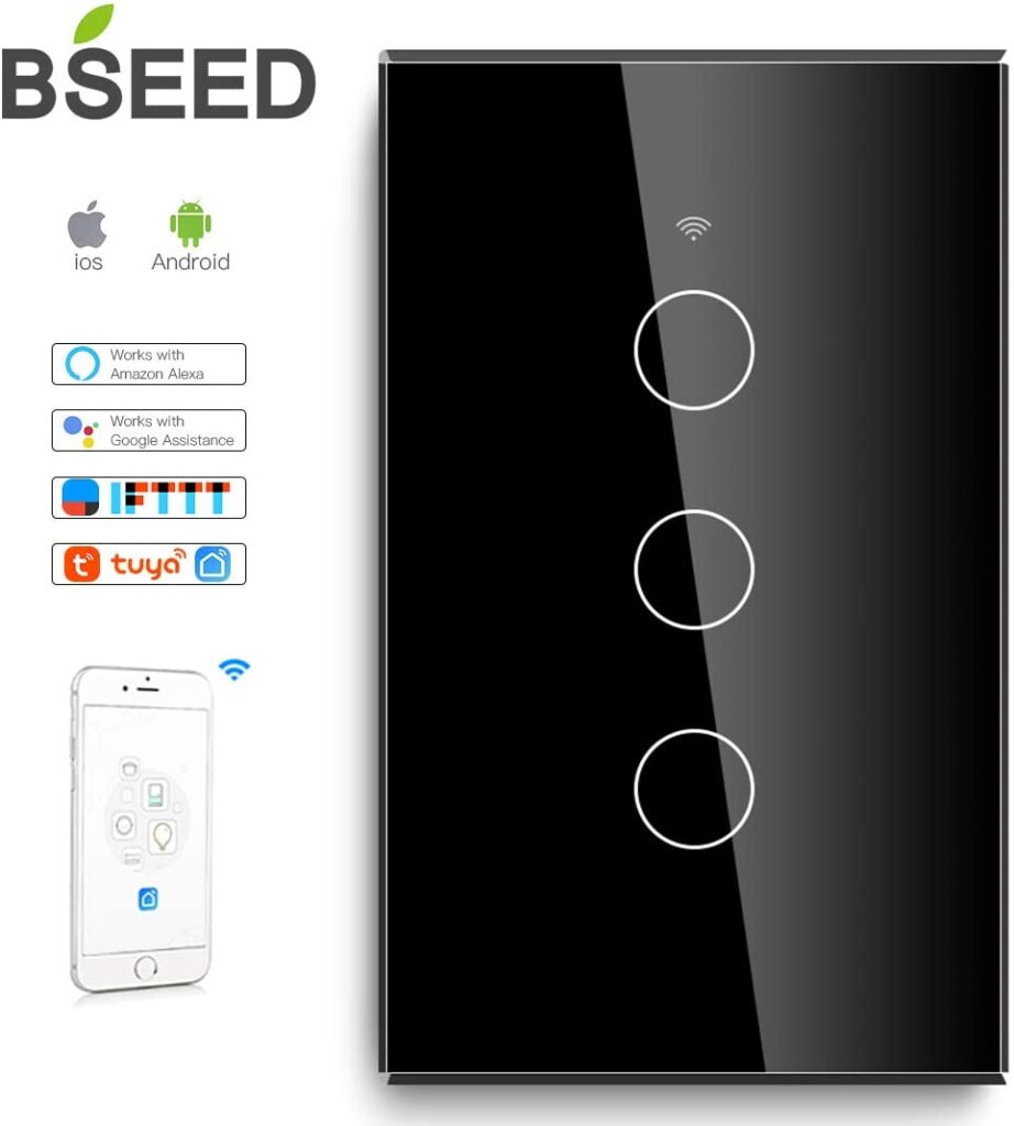 BSEED Wi-Fi Touch Smart Wall Light Switch