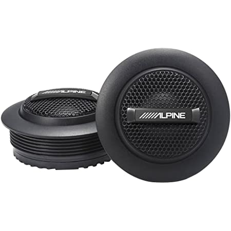 Alpine 1-Inch Silk Ring Dome Car Audio Component Tweeters