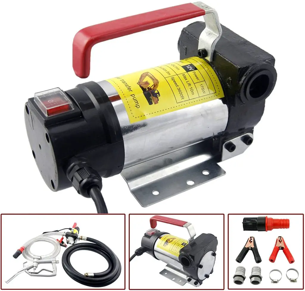 Best Portable Fuel Pump - Orion Motor Tech Diesel Transfer Pump Kit