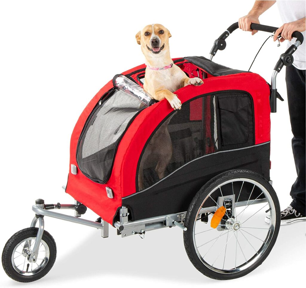 Best Choice Products 2-in-1 Pet Trailer